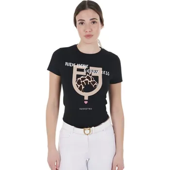 Dámské tričko Equestro Ride More Worry Less XS