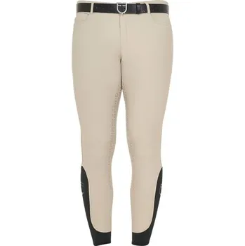 Jezdecké kalhoty Pánské rajtky EQUESTRO ARIA Béžová 42
