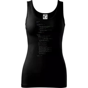 Dámské tričko Python Rock Paper Scissors - Dámské tílko - 2XL ( Černá )