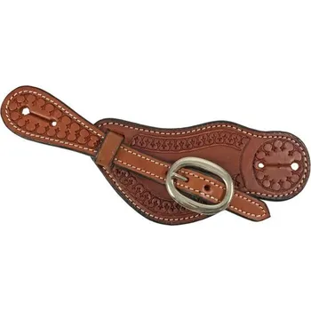 Ostruha Westernové ostruhové řemínky POOL'S Snake Hnědá