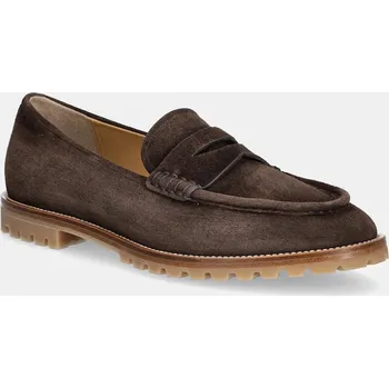 Dámské mokasíny Semišové mokasíny Bally MSF0GB.SU018.U804 hnědá 89X, EUR 43