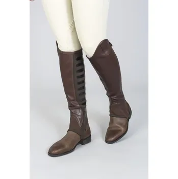 Chapsy Jezdecké minichapsy Equestro Franky Hnědá XS