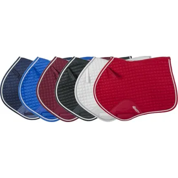 Podsedlová dečka EQUESTRO skoková vínová