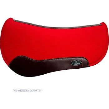 Filcová westernová deka CSF Round Skirt - různé barvy Červená