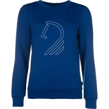 Jezdecká mikina Svetr -Livigno s motivem koně- HKM XS Modrá