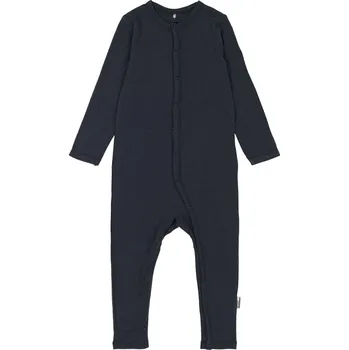 MIKK-LINE MERINO OVERAL MIKK-LINE, BAMBOO, BLUE NIGHTS Velikost: 80