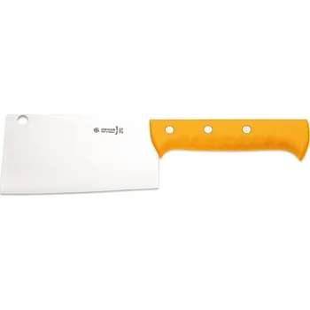 Kuchyňský nůž GIESSER, Sekáč na maso - 18 cm, žlutá rukojeť