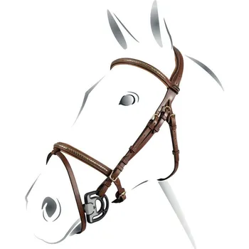 Uzdečka EQUESTRO Clincher Černá FULL