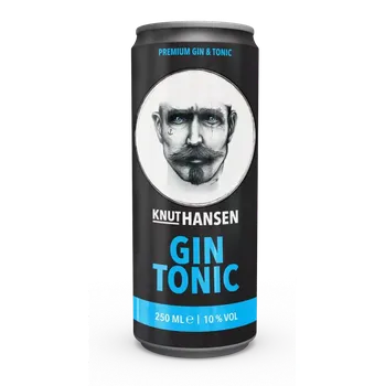 Míchaný nápoj Knut Hansen Gin & Tonic 10% 0,25l
