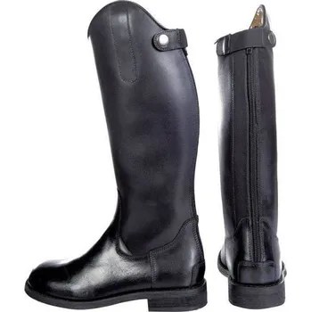 Jezdecká obuv Dětské kožené jezdecké boty HKM Córdoba Kids 29