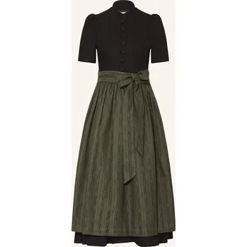 Johann & Johanna Dámský Dirndl, černá / tmavě zelená, 32