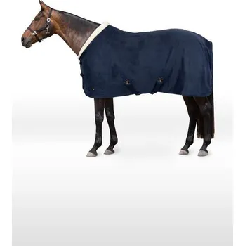 Deka pro koně Fleece deka HORZE Lincoln Tmavě modrá 125 cm