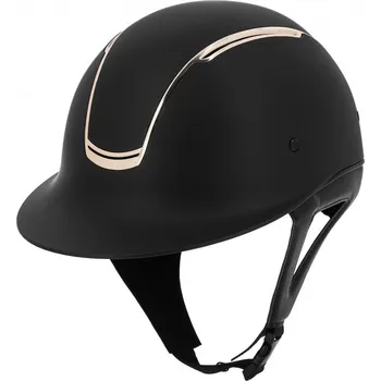 Vybavení pro jezdce Jezdecká helma EQUITHEME Soazy Rose Gold Insert 52-56 cm