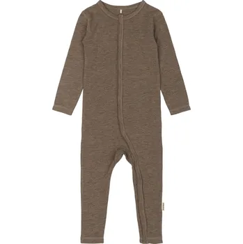 Kojenecký overall MIKK-LINE MERINO OVERAL MIKK-LINE, BAMBOO, MELANGE DENVER Velikost: 68