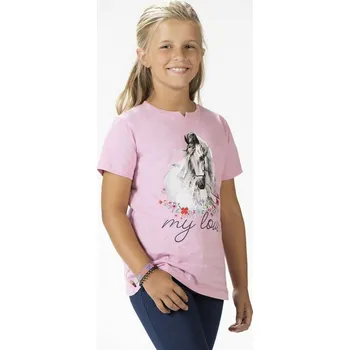 Dětské tričko - Horse Spirit - HKM Tmavě modrá 98/104