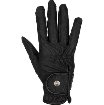 Jezdecké rukavice Syntetické Jezdecké rukavice Equestro 8,5 černá