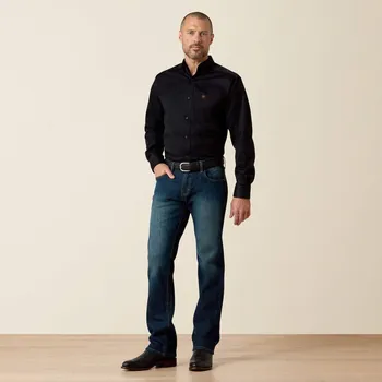 Jezdecké kalhoty Pánské džíny Ariat M7 Rocker Stretch Legacy s rovnými nohavicemi 31 32