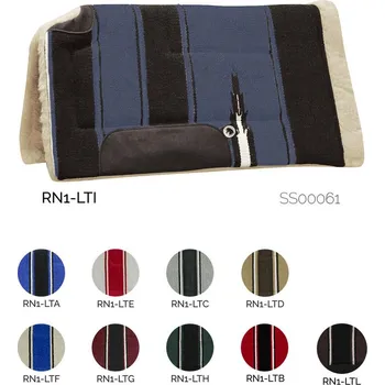 Westernová podsedlová deka Burioni NAVAYO s vykrojením na kohoutku Béžová