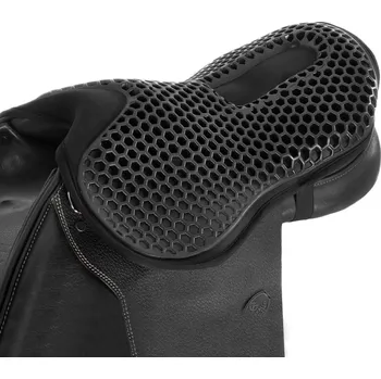 Potah na skokové sedlo ACAVALLO Gel-Out Ortho-Coccyx Hexagonal Hnědá L