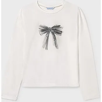 Dívčí oblečení dívčí tričko s mašlí Mayoral 830-80 velikost 140