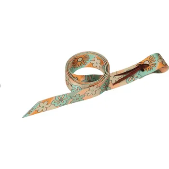 Dlouhý dotahovací řemen pro westernové sedlo WEAVER vzorovaný 1-3/4" x 60" Retro Flower