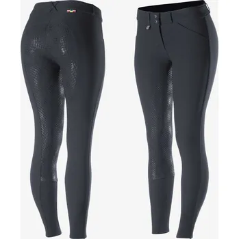 Jezdecké oblečení Dámské jezdecké rajtky Horze Grand Prix Tmavě modrá 34