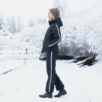 Jezdecké kalhoty Dámské zimní jezdecké kalhoty Horze WinterRider Černá 38/40