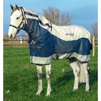 Vybavení pro koně Nepromokavá deka Horseware Rambo Summer Series Turnout Disc 0g + 100g Modrá 130cm (6'0")
