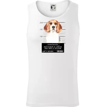 Lump a darebák bígl - Tílko pánské Core - 2XL ( Bílá )