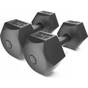 Pogumované činky 4FIZJO 2x 4 kg 2 ks