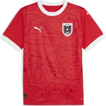 PUMA Pánský fotbalový dres Rakousko 2024 PUMA 2XL ČERVENÁ