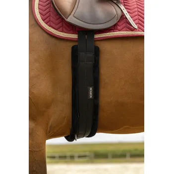 Vybavení pro koně Podbřišník NORTON SMOOTH 105 cm Černá/černá