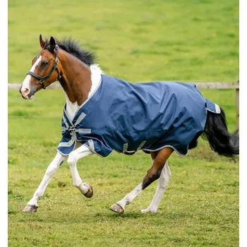 Deka pro koně Nepromokavá deka Amigo Bravo 12 XL, 0g navy/šedá 155cm (6´9)