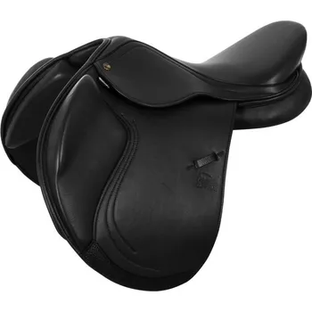 Jezdecké sedlo Skokové kožené sedlo Supreme Sidney Černá 16,5"