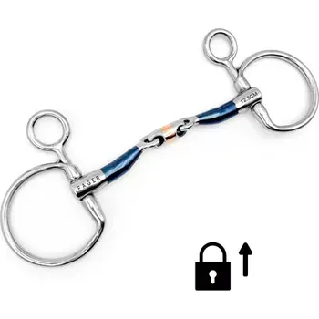 Udidlo pro koně Udidlo baucher 2x lomené FAGER Mattias Sweet Iron 11,5 cm