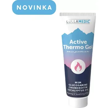 Masážní přípravek COLLAMEDIC hřejivý gel na klouby, svaly a záda – 200 ml