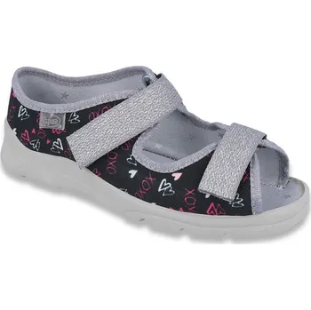 Dívčí bačkory Bačkory papuče sandálky Befado Max 969Y144 velikost: 33