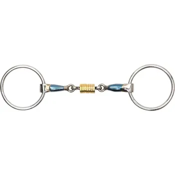 Udidlo pro koně Udidlo stihlo 2x lomené Shires Sweet Iron 15mm 5,5"