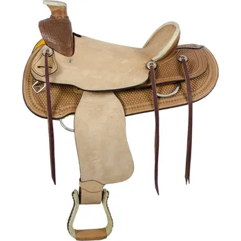 Jezdecké sedlo Westernové sedlo DENVER WADE MODELLO TWO TONE 1250 17"