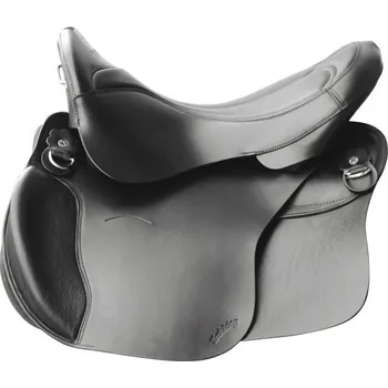 Jezdecké sedlo Trekingové sedlo Pioneer Černá