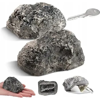 Trezor ÚKRYT SCHRÁNKA KAMEN DO ZAHRADY TAJNÝ SEJF NA KLÍČ UKRYTÝ VENKU