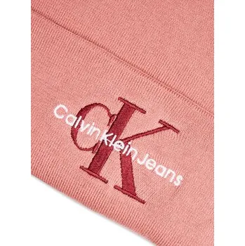 Čepice Čepice Calvin Klein Mono Logo Embro K60K612668 Růžová OS