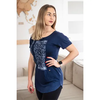 Dámské tričko Dámské triko KIXMI ODETTE TMAVĚ MODRÁ S