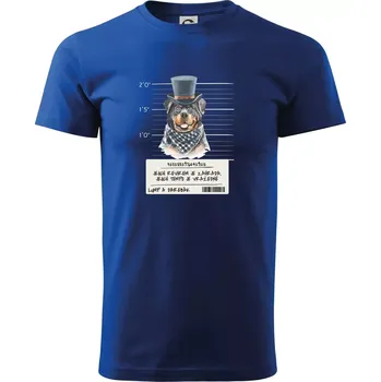 Pánské tričko Lump a darebák rotvajler - Triko extra velké (5-8XL) - 6XL ( Královská modrá )