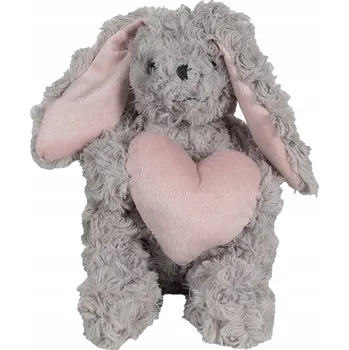 plyšák Plyšový králíček se srdíčkem plyšová hračka Roztomilý!