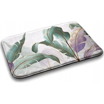Koupelnová předložka Měkká koupelnová předložka / kobereček - motiv listů