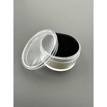 Dárková krabička Kulatá krabička na vzorky minerálů (bílá + černá)