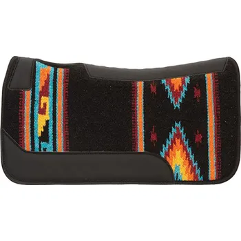 Westernová deka WEAVER Contoured Single Weave Wool Blend Felt 31"x32" Oranžová