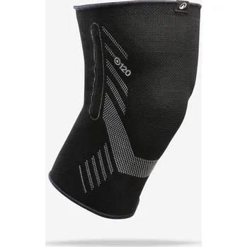 DECATHLON Ortéza na pravé/levé koleno s postranními výztuhami 5 ČERNÁ