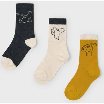 Dívčí oblečení Dětské ponožky Mayoral 3-pack 10050.5J.Mini.9BYA žlutá 17X, vel. 37/38